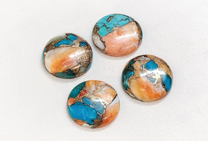 พลอยมุกสีทองแดงทรงกลมขนาด 16*16 มม. 18*18 มม. 21*21 มม. พลอยธรรมชาติ 100% สำหรับทำเครื่องประดับ - Product Image 2