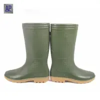 รองเท้าบูท AP รุ่น 9506 สีเขียว รองเท้าเซฟตี้-รองเท้าบูทป้องกันน้ำ PVC ทนทานสูง - Product Image 4