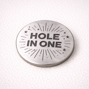 Marqueur de balle de golf en acier inoxydable personnalisé, imperméable, avec logo de club sportif, cadeau promotionnel - Product Image 1