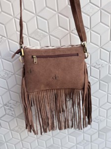 Nouveau Sac à Main Bohème Western 2026 en Cuir de Vachette à Poils avec Franges, Sac Bandoulière Polyvalent pour Femme - Product Image 3