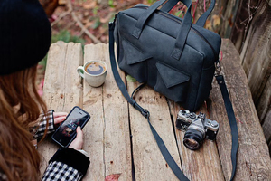 Maletín Bandolera de Cuero Genuino, Duradero y Ligero, de Alta Calidad, Estilo Vintage, para Portátil, Viajes de Negocios - Product Image 2