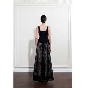 Conjunto de falda para mujer New Trend ODM SERENE MAXI SKIRT 600 gramos, falda larga floral de cintura alta hasta el suelo para mujer, de Vietnam. - Product Image 4