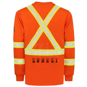 Chaleco de Seguridad de Trabajo de Color Sólido Fabricado en Pakistán, con Logotipo Personalizado Impreso, Reflectante, Impermeable, Ignífugo y Resistente al Calor - Product Image 3