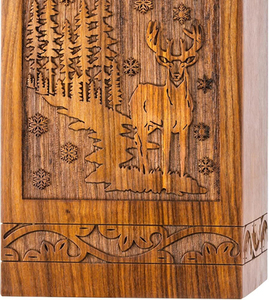 Urnas de Cremación de Madera Hechas a Mano al Estilo Americano, Urnas Funerarias Modernas para Adultos, Hombres y Mujeres - Product Image 6