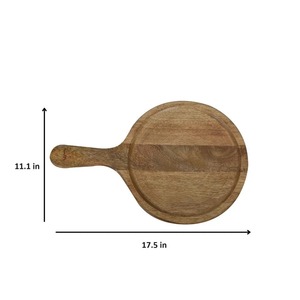 Bandeja de Madera Multiusos con Superficie Lisa para Servir Desayunos, Aperitivos, Bebidas y Comidas, Bandeja de Madera de Lujo Premium - Product Image 2