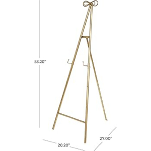 Nuevo Caballete de Madera para Pintura, Altura Ajustable, Color Amarillo, Soporte de Exhibición de Arte, Caballete Hecho a Mano en Oferta - Product Image 5