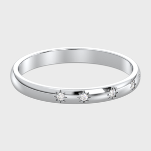 Bagues de fiançailles REYES en or blanc 14 carats de haute qualité avec moissanite certifiée GRA, prix de gros, cadeau de mariage, bijoux fins - Product Image 3