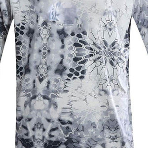Camisa de Pesca con Capucha para Hombre, Personalizada con Logotipo, 100% Poliéster, UPF 50, Transpirable, de Secado Rápido, Servicio OEM, Color Sólido, Venta al Por Mayor - Product Image 6