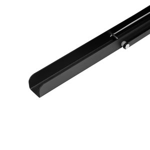 Staffa per Mensola Galleggiante Resistente da 24L, 2 Pezzi, Pieghevole, Nero Opaco, a L, Spessore 5mm, Connettore e Supporto per Mensola - Product Image 5