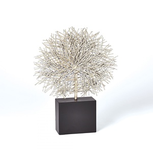 ประติมากรรมโลหะนามธรรมดีไซน์คลาสสิกสำหรับโต๊ะสำนักงานการตกแต่งภายในที่ทันสมัยบ้าน Sunburst ประติมากรรมสำหรับตกแต่งห้องนั่งเล่น - Product Image 1