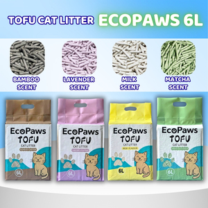 Tofu <b>Cat</b> <b>Litter</b> Model EP1 Flushable Dust-Free Odor-Control Beige Cylindrical 2.5kg Eco-Friendly - Product Image 2
