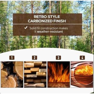 Ponte da Giardino in Legno da 1,5 m con Arco e Finitura Tinta, Passerella con Ringhiere per Giardino, Ornamento in Legno Tinto - Product Image 5