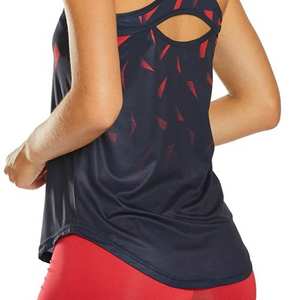 Women's <b>White</b> Ribbed Scoop Neck <b>Tank</b> <b>Top</b> Custom Logo Printed Casual Knitted Cotton <b>Top</b> with multi color Tanktops for women - Product Image 2