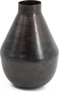 Vase en aluminium doré nordique |   Vase en métal artisanal à motif floral, pièce d'appoint de luxe pour salon, résistant à la corrosion - Product Image 6