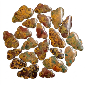Pierre précieuse sculptée en forme de nuage en jaspe super fruité, cristal de nuage, décoration d'intérieur, grossiste en cristaux sculptés en forme de nuage - Product Image 1