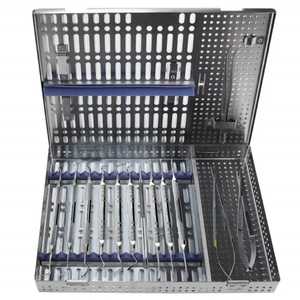 Kit de Cirugía de Implantes Dentales de 33 Piezas, Juego de Instrumentos Quirúrgicos Manuales de Acero Inoxidable, CE ISO13485 Clase I, Fabricado por ZUOL. - Product Image 6
