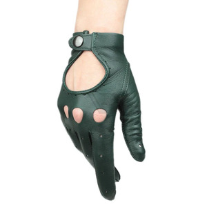 Gants de conduite pour hommes en cuir véritable doublés de tissu chaud, compatibles avec les écrans tactiles, sensation flexible et confort premium - Product Image 3
