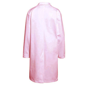 เสื้อกาวน์แพทย์สีขาวพรีเมียมแบบยูนิเซ็กซ์ แขนยาว ติดกระดุม มีกระเป๋าหลายช่อง ชุดยูนิฟอร์มโรงพยาบาลสำหรับมืออาชีพ - Product Image 1