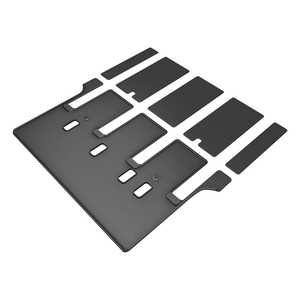 Alfombrilla de piso 3D MAXpider Custom Fit Kagu (Negra) Compatible con Kia Carnival 7 asientos 2021+ - Juego completo - Product Image 4