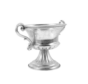 แจกันดอกไม้อะลูมิเนียมดีไซน์ทันสมัย ตกแต่งบ้านอย่างมีเอกลักษณ์ งานฝีมือประณีต สวยงาม เหมาะสำหรับตกแต่งพื้นที่อยู่อาศัย - Product Image 1