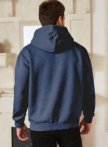 Sudadera con Capucha para Hombre, Tallas Grandes, Casual, Más Vendida y Popular, con Logotipo Personalizado en la Parte Delantera, Ecológica, 100% Algodón, para Invierno - Product Image 2