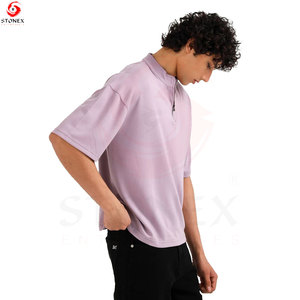 เสื้อยืดคอกลมทรงบ็อกซี่โอเวอร์ไซส์สำหรับผู้ชาย ผ้าฝ้ายหนา 100% ระบายอากาศได้ดี เป็นมิตรกับสิ่งแวดล้อม สีพื้น ปรับแต่งได้ สไตล์สตรีทแวร์ - Product Image 4