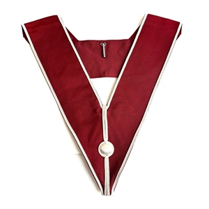 Classic steward <b>collar</b> made with quality fabric and detailed embroidery, designed for masonic lodge officers and ceremonial use - Product Image 5