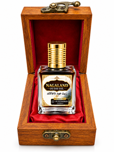 Huiles Aloura, huile d'agarwood du Nagaland de luxe, naturelle, biologique, 100% pure, distillée à la vapeur, flacon carré, parfum terrestre - Product Image 4