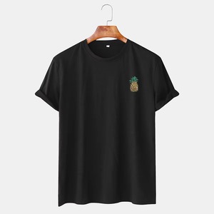 T-shirts pour hommes 100% coton, logo personnalisé, couleur unie, t-shirt décontracté pour hommes, qualité de marque - Product Image 1