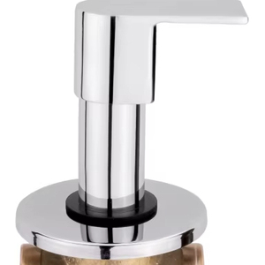 Robinet de chasse d'eau premium avec bride, en laiton chromé, pour WC, fixation murale, accessoire de salle de bain durable pour usage plomberie - Product Image 1