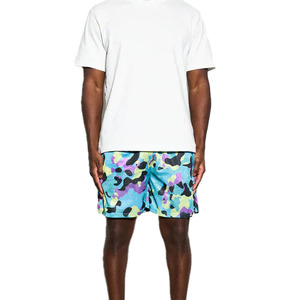<b>Men's</b> <b>Camouflage</b> Print Board <b>Shorts</b> Mid Waist Elastic Waist Quick Dry Casual <b>Short</b> <b>Shorts</b> 100% Polyester Woven Fabric - Product Image 2