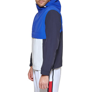 OEM Custom Logo Men's Plus Size Winter Jacket Breathable Waterproof Woolen Stand <b>Wind</b> <b>Breaker</b> Zipper Casual Outdoor Knitted - Product Image 4