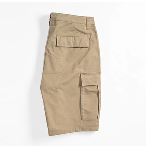 Pantalones Cortos Cargo para Hombre, de Algodón, Transpirables, Antiarrugas, 340 GSM, con 4 Bolsillos, Estilo Urbano - Product Image 2