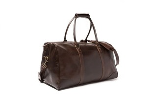 กระเป๋าหนังแท้ทรงดัฟเฟิล สไตล์เรียบง่าย สำหรับเดินทางช่วงสุดสัปดาห์  ขนาดใหญ่  น้ำหนักเบา  แบบวินเทจ  พร้อมซิป  รุ่น LDB-0258 - Product Image 3