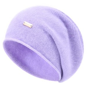 Bonnet élégant en tricot doux et chaud pour l'hiver, côtelé, à revers, extensible, ajustable, en coton/laine, unisexe, style décontracté streetwear - Product Image 1