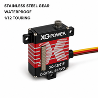 Servomoteur numérique sans noyau XQ-POWER XQ-S2221F 22KG pour avion, engrenages en acier inoxydable, aluminium CNC, étanche, 8.4V, OEM