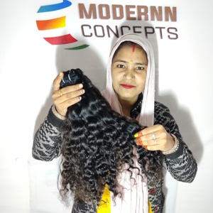 Extensiones de Cabello Humano Natural Rizado Birmano al por Mayor, Cabello Humano Virgen Vietnamita Crudo Sin Procesar - Product Image 5