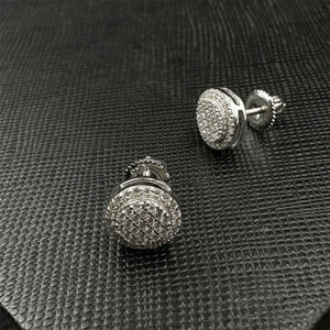 Pendientes de Diamantes Moissanite de la Mejor Calidad con Piedras VVS de Alto Brillo para Mujer, para Bodas, Novias y Ocasiones Especiales - Product Image 4