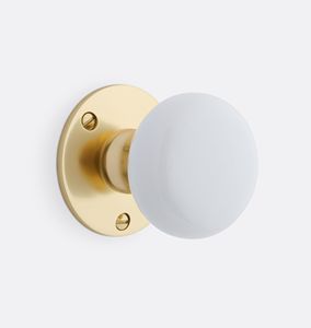 Stylish Brass Round <b>cabinet</b> <b>knob</b> with dover <b>knobs</b> back plate Customizable With Passage Privacy door <b>knobs</b> with metal - Product Image 2