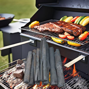 Palo de carbón negro Natural de primera calidad, leña de manglar de Vietnam para parrilla, barbacoa, cocina, madera dura de 3 a 4 horas - Product Image 5