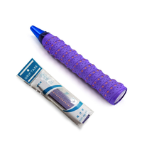 Cinta de Agarre para Bádminton Personalizada con Logotipo, P&P PP-STK, Sintética Suave, Antideslizante, de PU, Alta Absorción del Sudor, para Entrenamiento Profesional