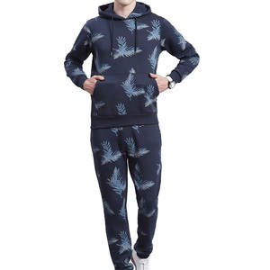 Ensemble de survêtement deux pièces pour homme, coupe ajustée, grande taille, pour l'extérieur et l'entraînement, nouveau modèle de jogging - Product Image 1