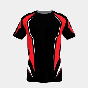 T-shirt de sport décontracté pour homme en polyester personnalisable, séchage rapide, tissu de haute qualité, vêtements de sport confortables - Product Image 3