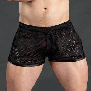 Pantalones cortos deportivos transpirables para hombre, pantalones cortos de malla de secado rápido para entrenamiento, fitness, gimnasio, natación, playa, pantalones informales ligeros para hacer deporte - Product Image 3