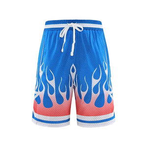 Shorts de basket-ball en mesh pour hommes, design personnalisé, respirant, léger, séchage rapide, écologique, pour entraînement sportif et gym - Product Image 4