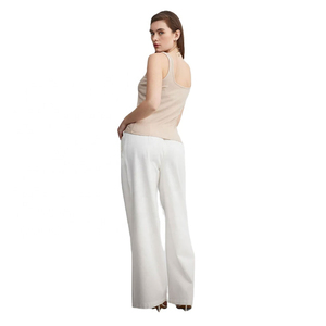 Débardeur sans manches à col rond pour femme, design personnalisé, été, décontracté, léger, en coton tricoté, design uni, pour femmes - Product Image 3