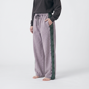 <b>Women</b>’s Custom Acid Wash Star Print Side Stripe Oversized Loose Fit Cotton <b>Jogger</b> Sweatpants Wide Leg <b>Baggy</b> Casual Fashion Pants - Product Image 6