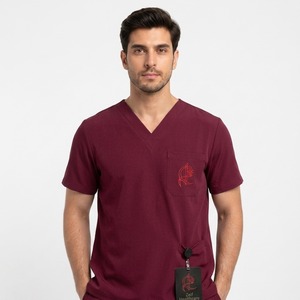 Traje quirúrgico premium para el cuidado de la salud, ofrece comodidad transpirable, apariencia elegante y diseño funcional para el uso diario de los profesionales médicos. - Product Image 6