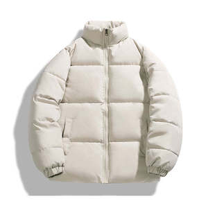 OEM Custom Manufacturer <b>Men</b> Winter Warm Down Jacket Zip Up Padded Puffer Jacket Outdoor Casual Coat - Product Image 2
