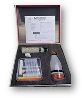 Fabric Identification Kit Fibre Analysis Testing Set with Foil Test Solution Microscope Slide Storage Case